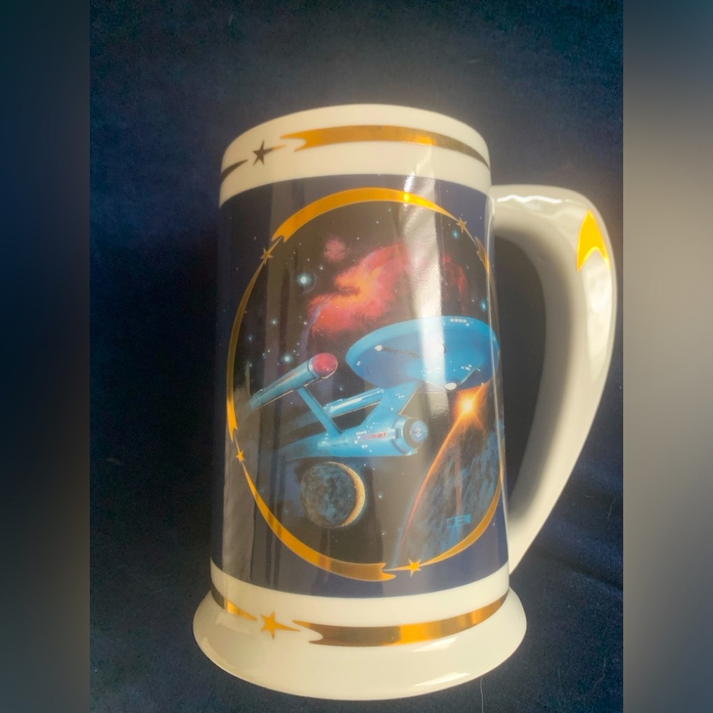 Vintage Star Trek Enterprise Hamilton Tankard